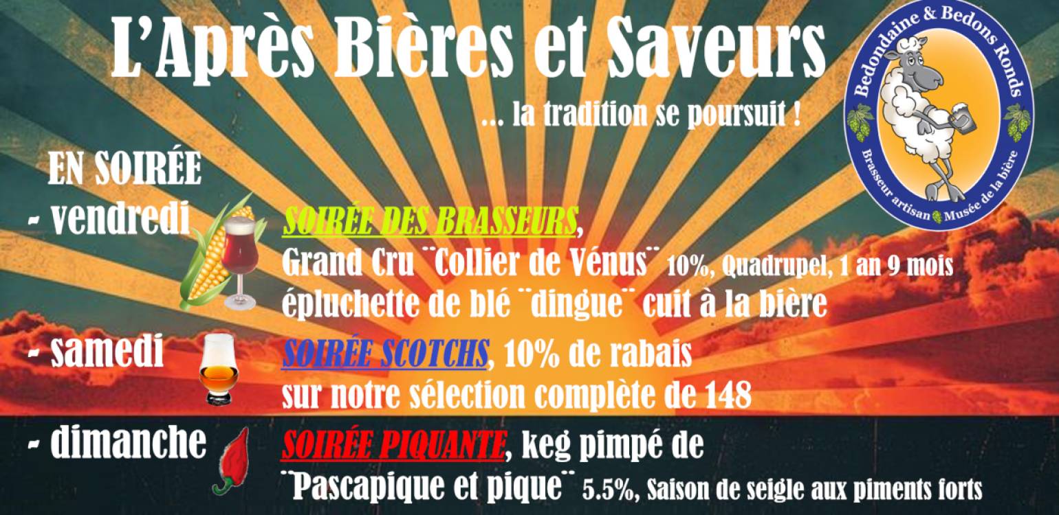 Afterhour – Bières et Saveurs August 29-31 2025