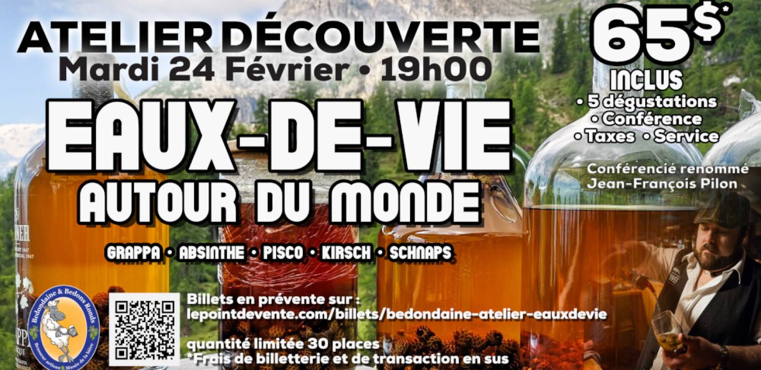 Eaux de vie autour du monde – 24 février