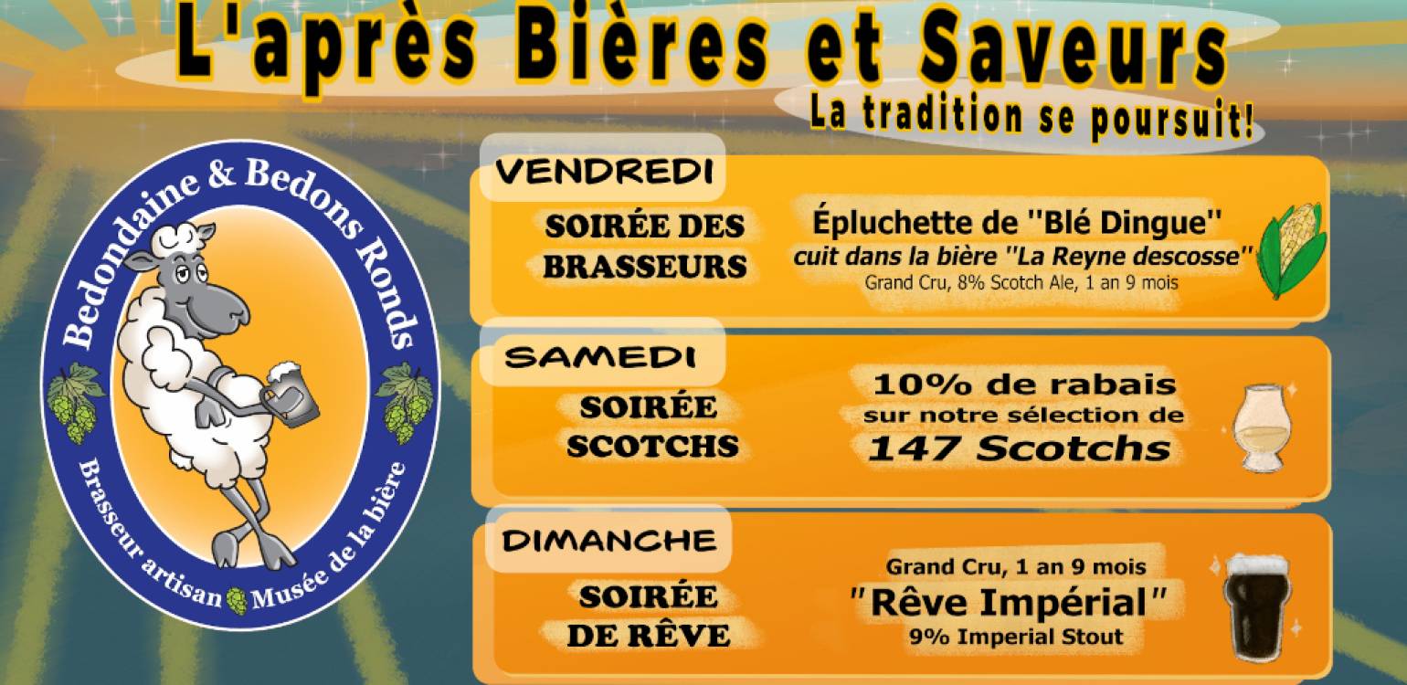 L’après Bières et Saveurs 2026 — La tradition se poursuit!